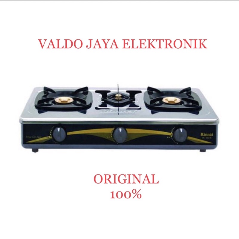 RINNAI Kompor Gas 3 Tungku RI-603 E Kompor Gas Rinnai RI603E RI 603 E