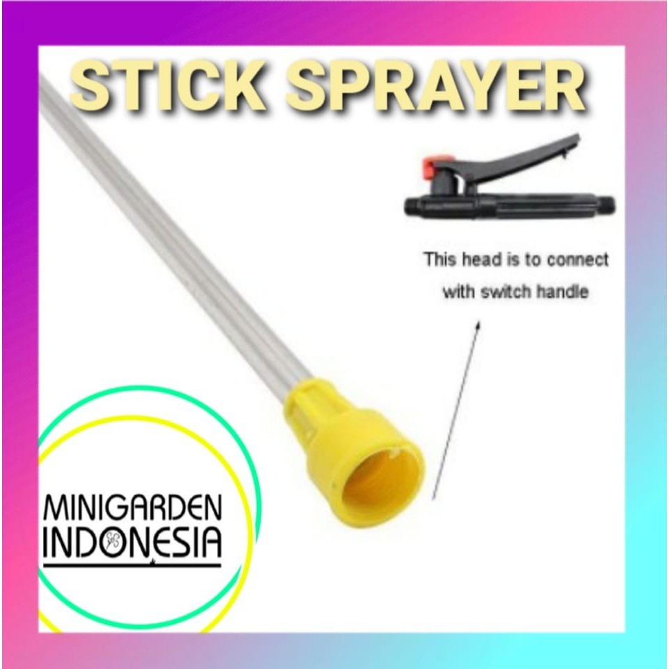 STICK SPRAYER ELEKTRIK KUNING pipa stik tangki sprayer antena 45 cm - 85 cm alat siram irigasi taman