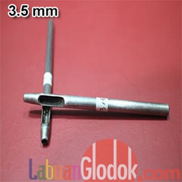 

Alat Membuat Lubang 3,5mm Alat Plong Hollow Punch Mata Besi Plong Pukul/Pembolong 3,5mm