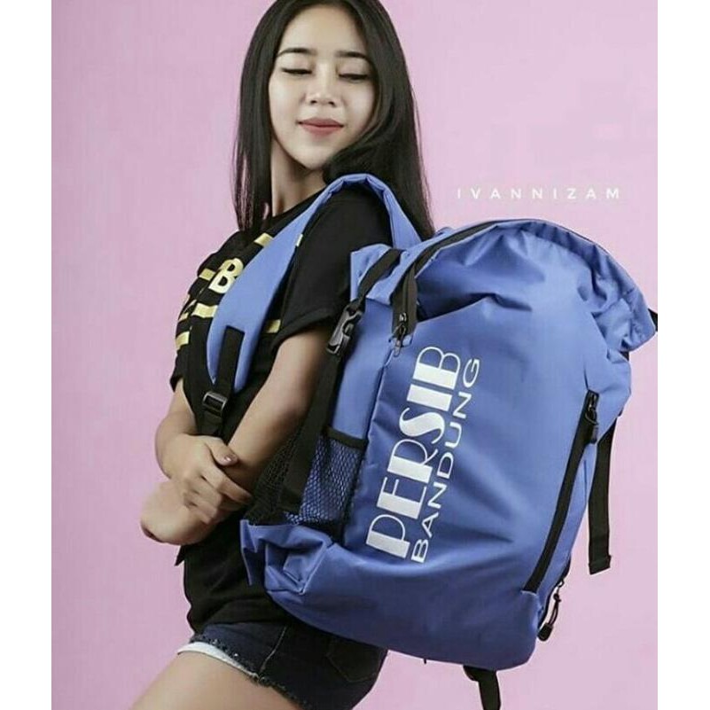 TAS tas gendong persib warna biru original cewek cowok