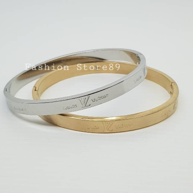 Gelang bangle import gelang titanium gold white gelang bangkok import Antikarat