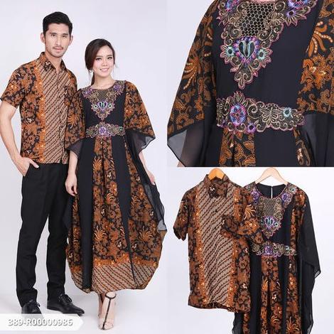 Alvenia Batik Kaftan Couple Set