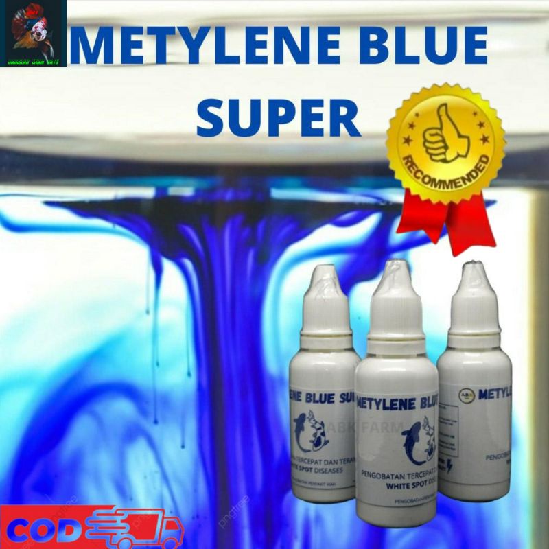OBAT BIRU IKAN METELYNE BLUE SUPER QUALITY BLITZ ICHT PENGOBATAN IKAN CUPANG KOI GUPPY ARWANA LOHAN