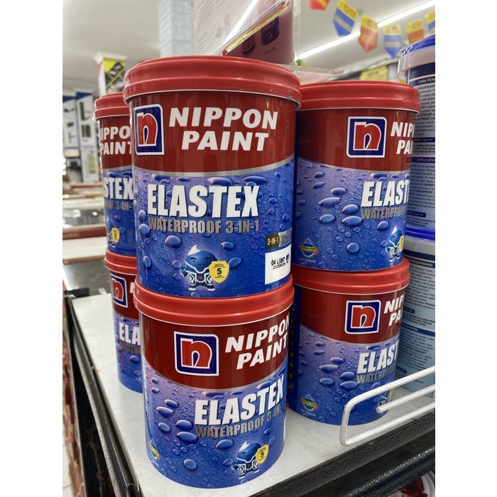 Nippon Paint Elastex Cat Tembok Waterproof 1kg