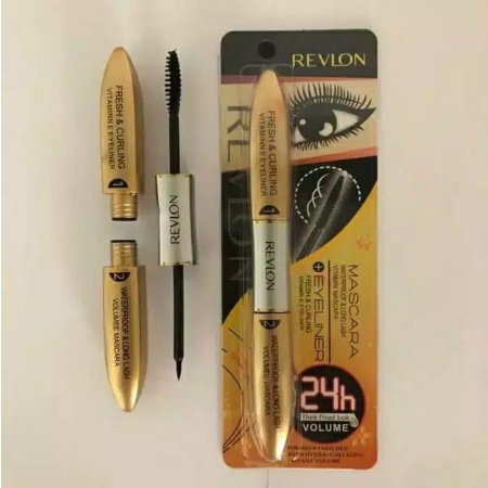 MASCARA + EYELINER REVLON 2IN1 - SET REVLON 2 IN 1 MASKARA &amp; EYE LINER