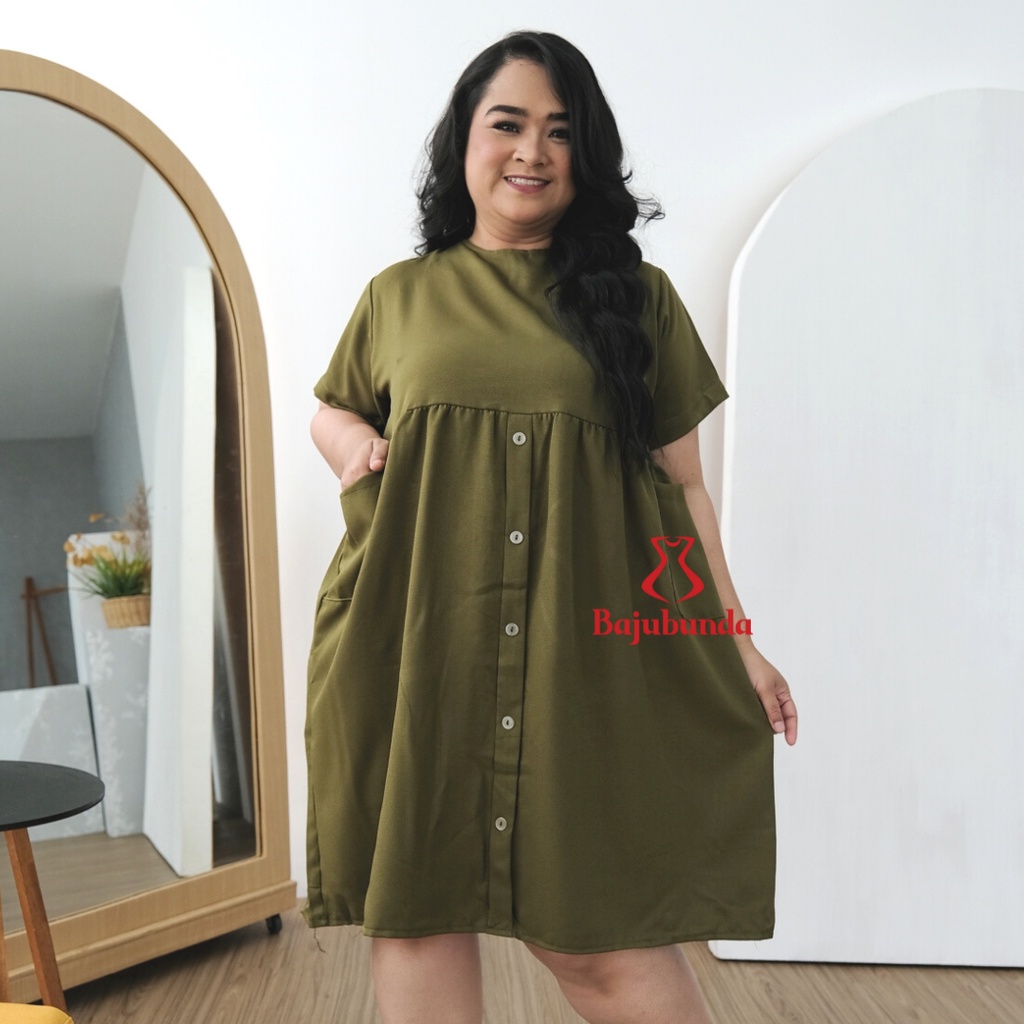 LD 120 DRESS JUMBO BIG SIZE JESIKA BAJUBUNDA