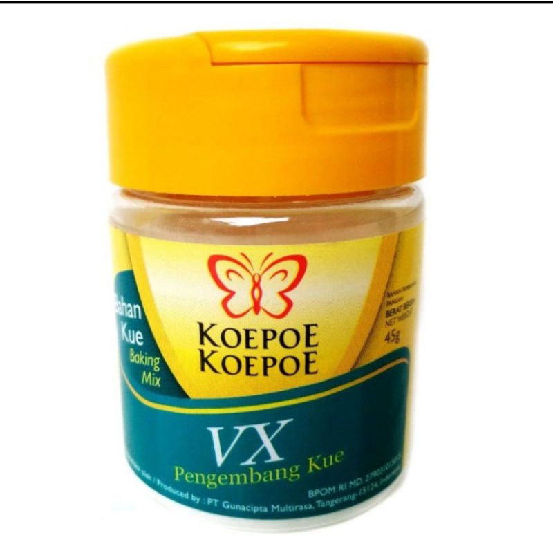 

VX 45 GRAM PENGEMBANG KUE KOEPOE KOEPOE