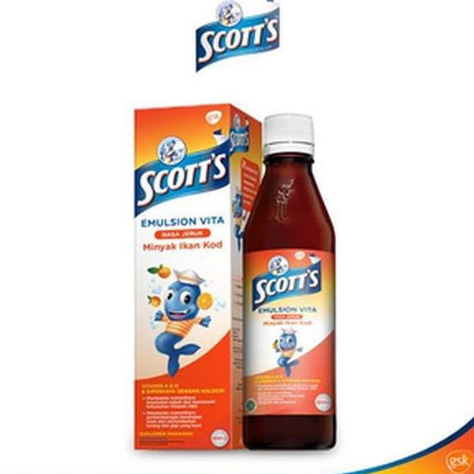 Harga Scotts Emulsion 400 Ml Sirup Minyak Ikan Anak Vitamin Pertumbuhan Shopee Indonesia