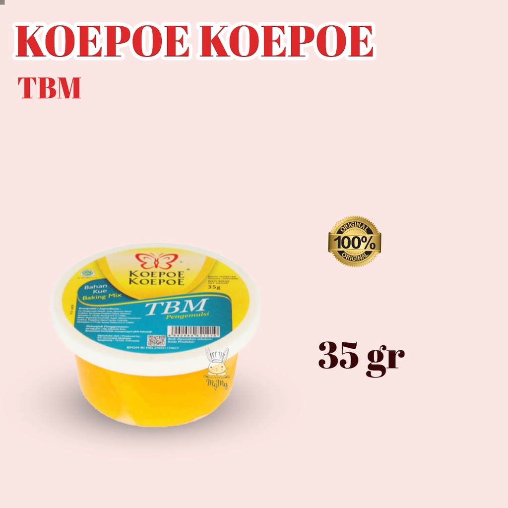 

tbm koepoe koepoe 35g / pengemulsi / pengembang kue / emulsifier kupu