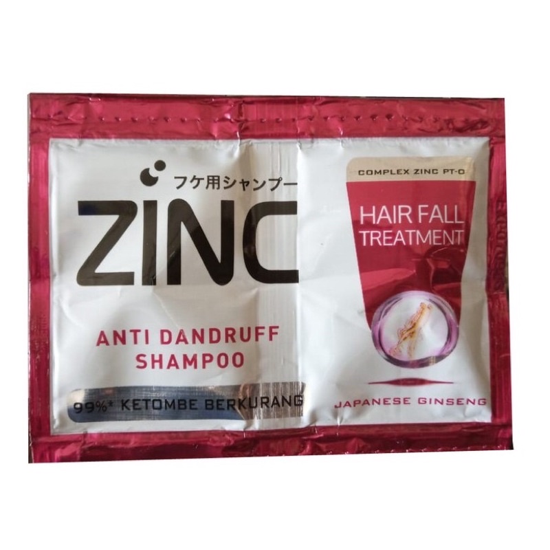 IA Zinc Shampoo Sampo 10 ml Active Fresh Cool Hairfall Clean Soft Care TERMURAH