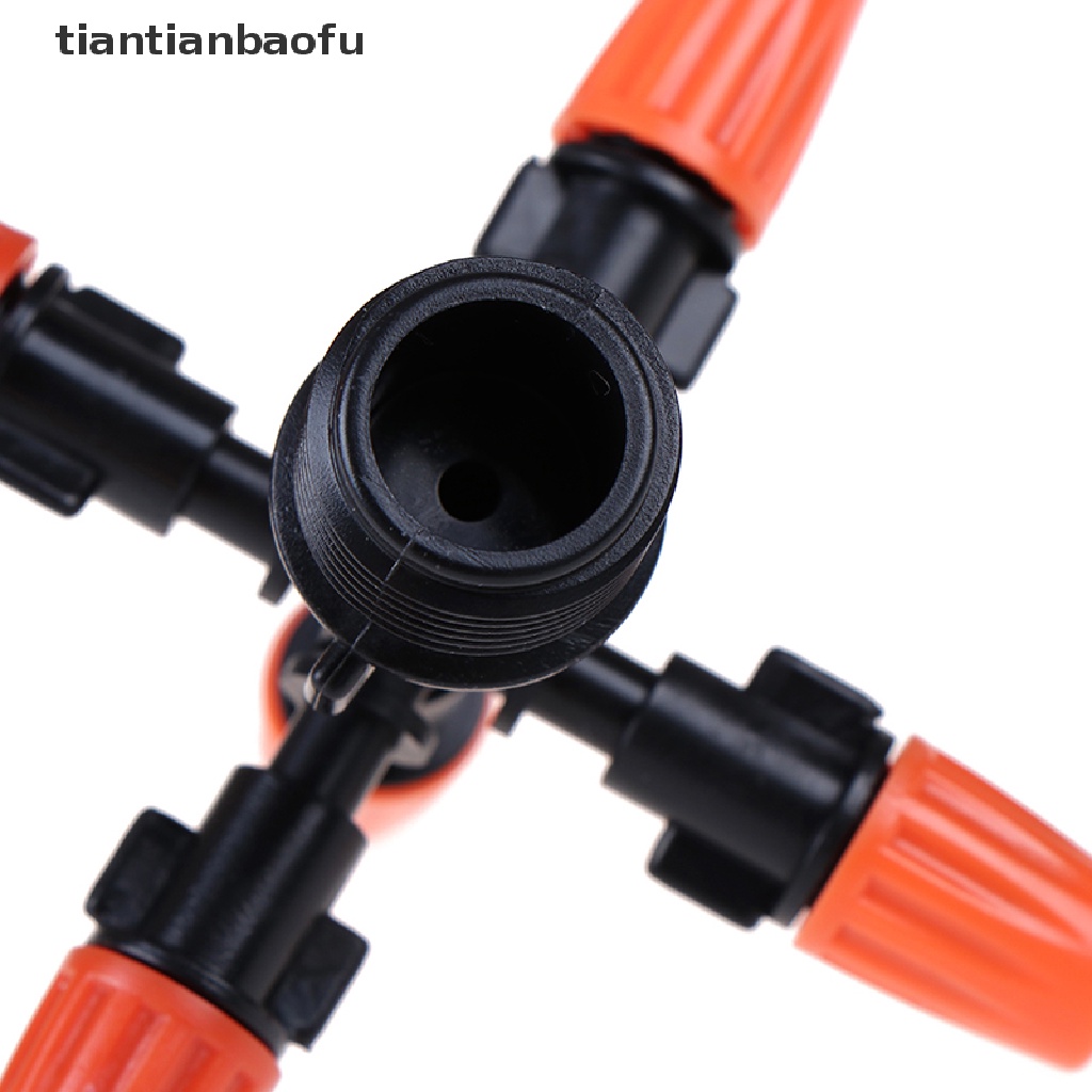 [tiantianbaofu] Garden Sprinklers Automatic Watering Lawn 360° Rotating Sprinkler 5 Nozzles Boutique