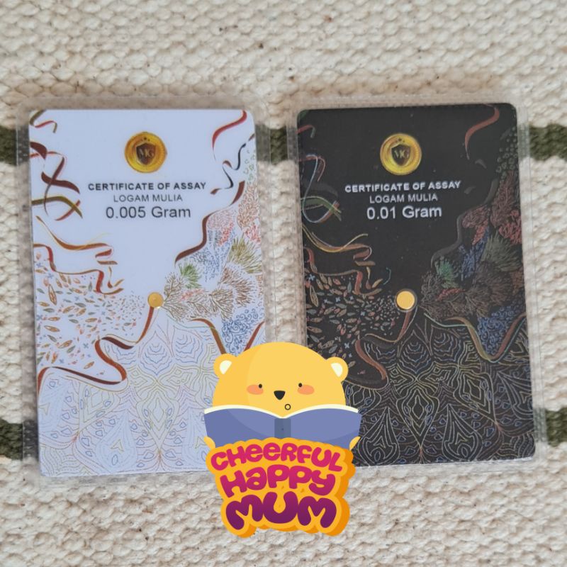 MiniGold Mini Gold Emas Mini Kado Souvenir Emas 0.005 gram 0.005g 0.01g 0.01 gram