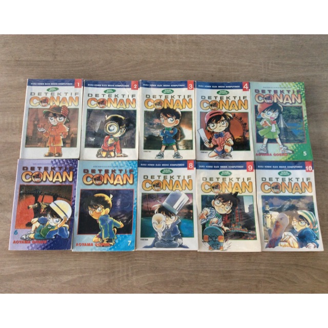 Komik Detective Conan (second+sampul) Vol. 1-10