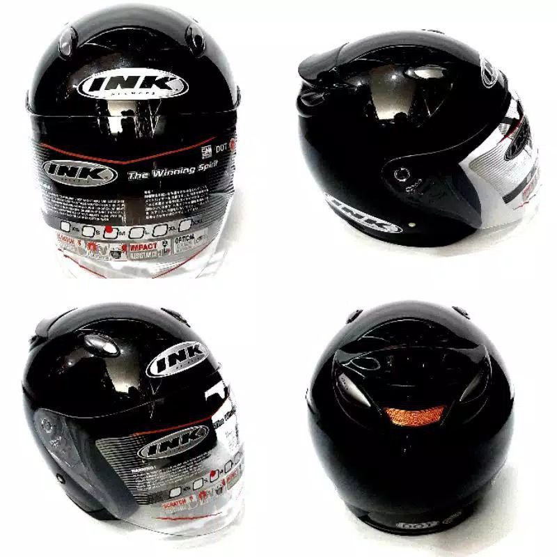 Helm ink centro original hitam