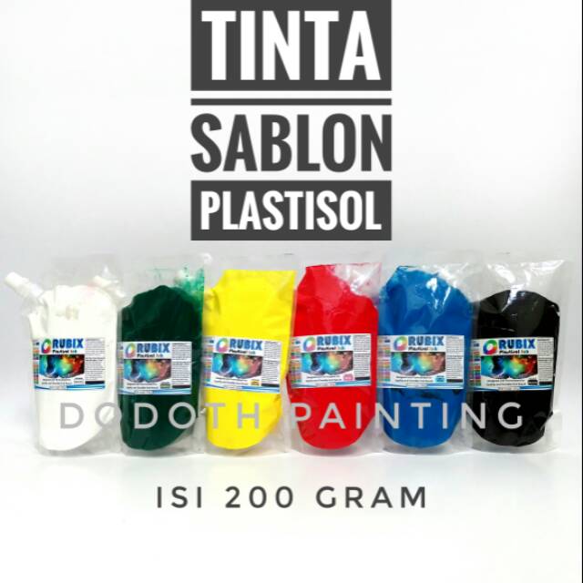 Tinta / Cat Plastisol Sablon Distro