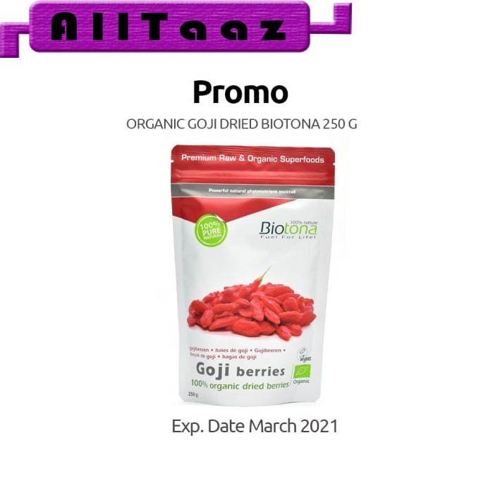 

Biotona - Organic Goji Berries - 250g