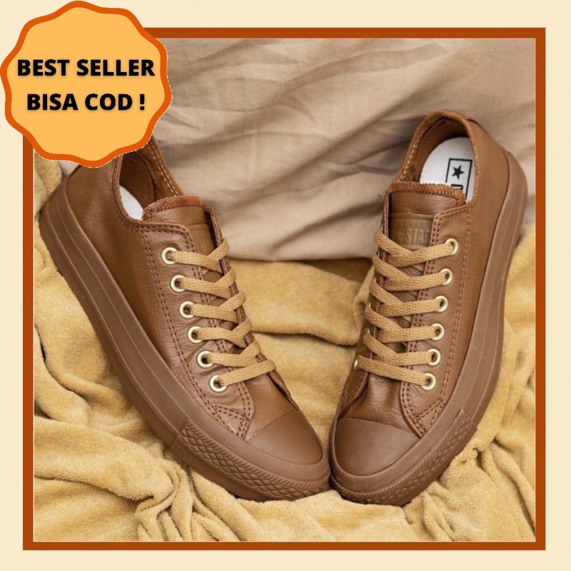 Jual Converse Leather Brown Converse Premium Converse Murah