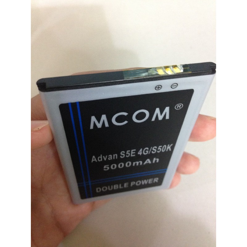 Battery Batre Baterai Double Power Mcom Advan S5E 4G - S50K