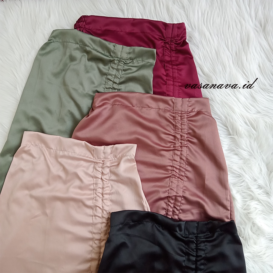 ROK WANITA | ROK SATIN | ROK SERUT SATIN