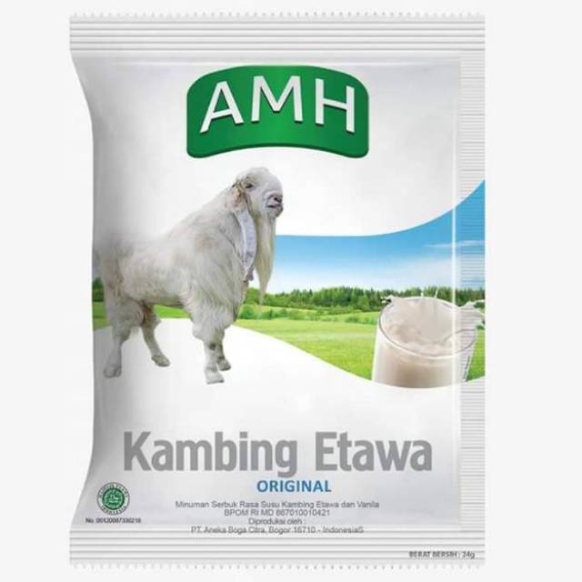 AMH Susu Kambing Etawa Original dan Rasa Jahe 25 gr  (Renceng)