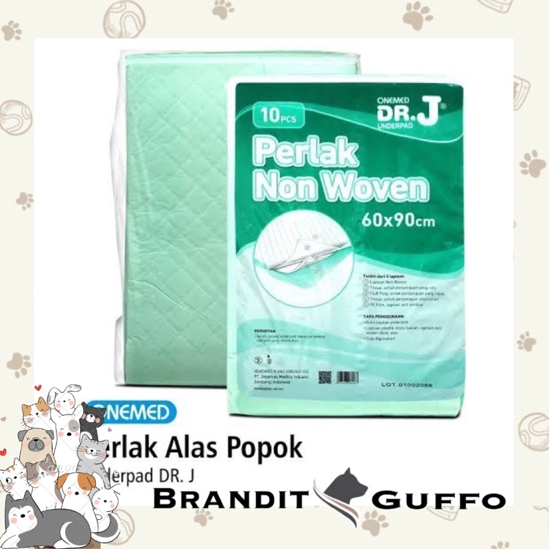 onemed underpad xl 60x90cm perlak ompol popok disposable anti bocor