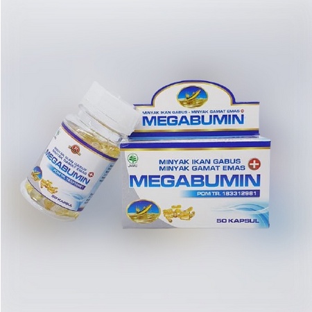 MEGABUMIN kapsul minyak ikan gabus dan gamat