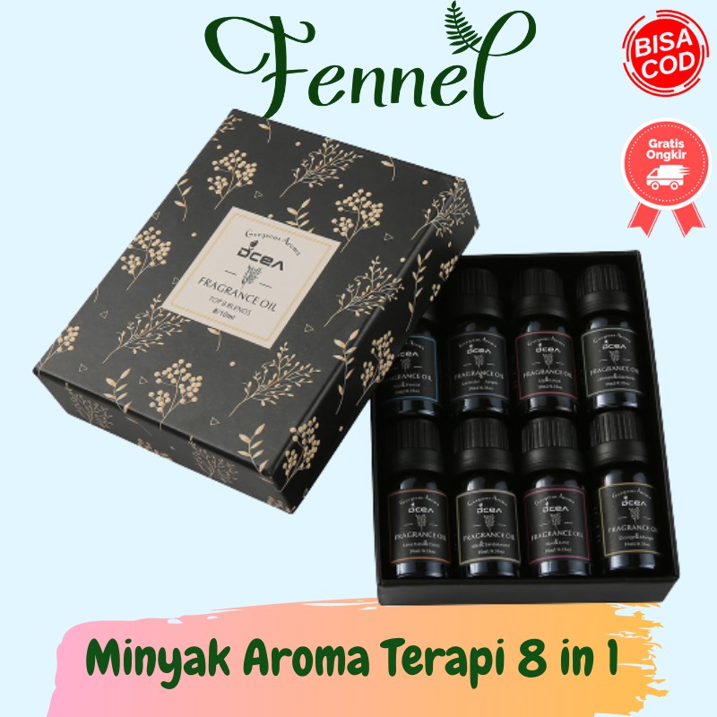 Minyak Aromatherapy 8 in 1 Humidifier Essential Oil 10ml - RH-28