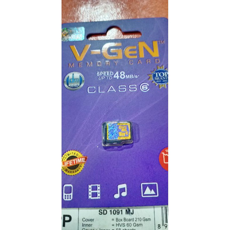 mimori V-GEN 16GB Class 6
