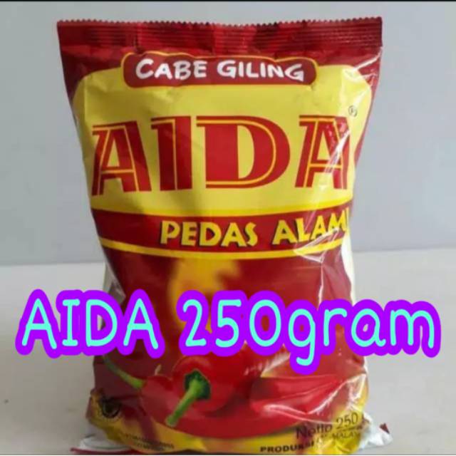 

Cabe bubuk Aida 250 gram