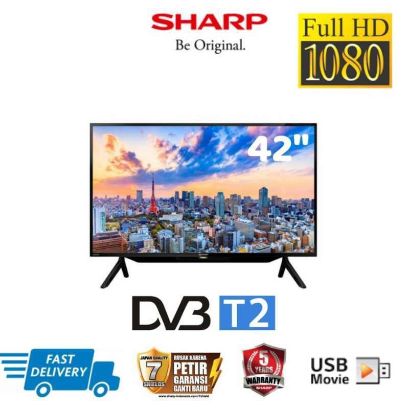 SHARP LED TV 42 INCH DIGITAL 2TC42BD1I Sharp 42bd1i digital tv 42" original Full hd