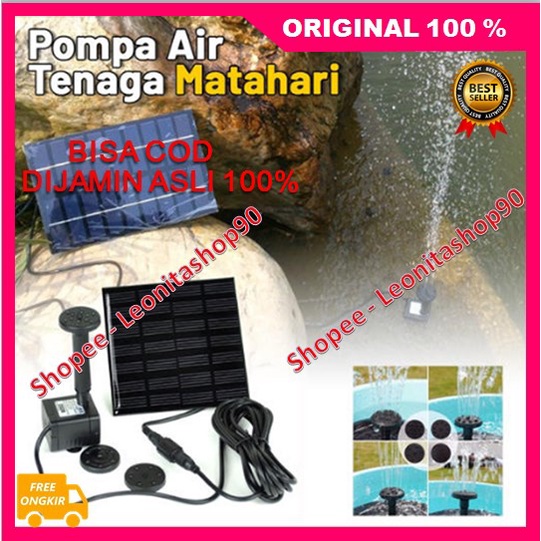 [BISA COD] Pompa Air Tenaga Surya Pompa Celup Tenaga Surya 100% ASLI ORIGINAL