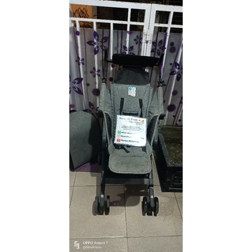 stroller family ezgo grey preloved
