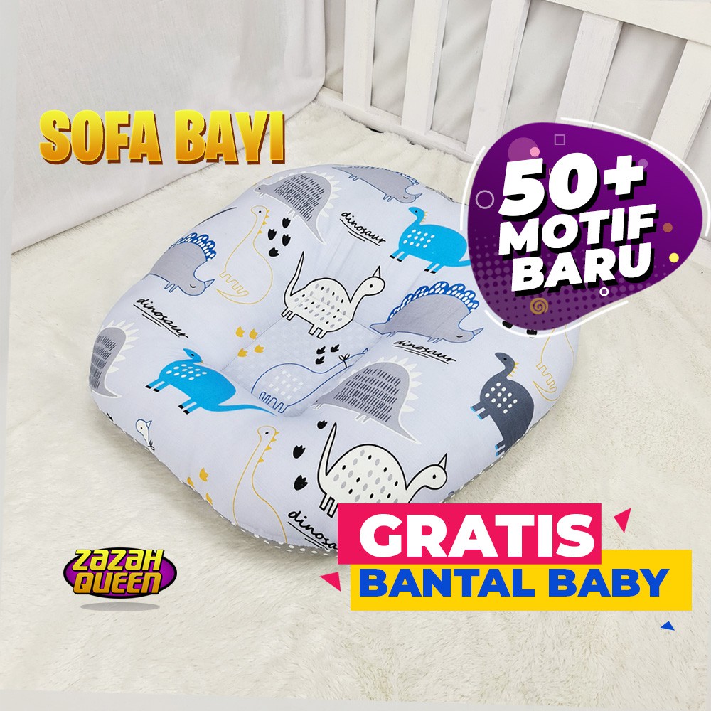 [Bayar Ditempat] Sofa Bayi Multifungsi / Kasur Bayi Empuk / Baby Lounger