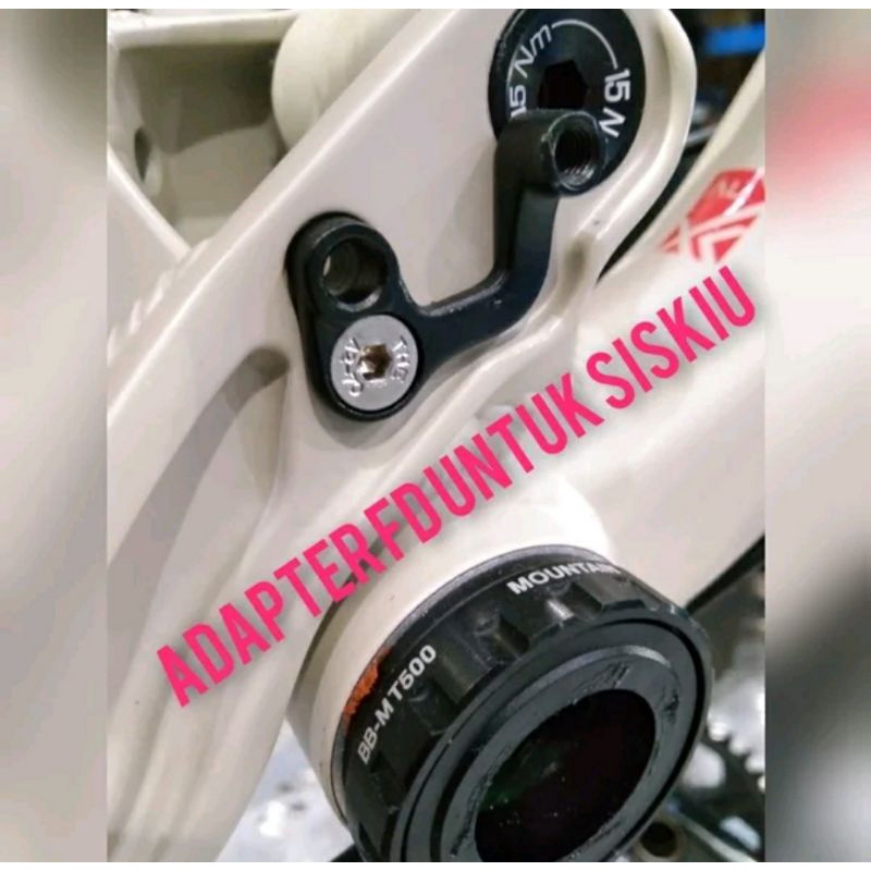 Adaptor fd polygon siskiu D5/D7 adapter front derailleur original polygon mtb siskiu