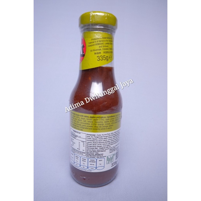 Colman's OK Fruity Sauce 335gr