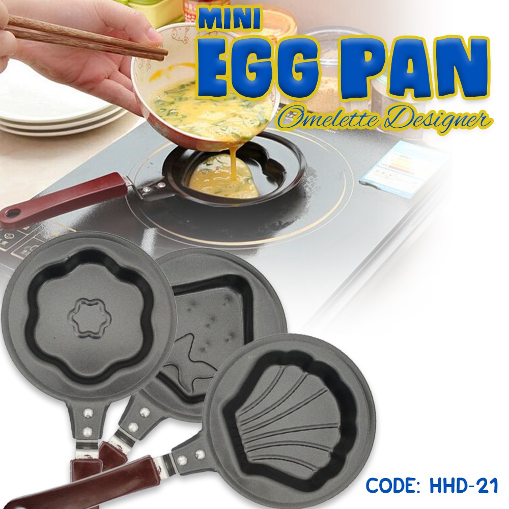 EGG PAN Teflon Karakter Mini Penggoreng Telur NonStick Frying Pan