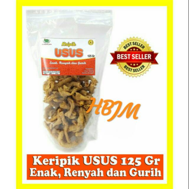 

KERIPIK USUS 125 GR ENAK , RENYAH, GURIH