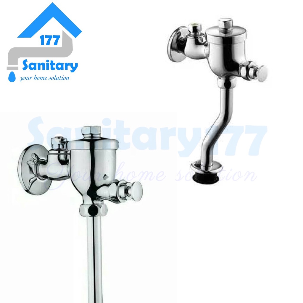 Push Kran Urinal Kuningan tebal model tot TB13-Keran Air Push Tekan Toilet  pria cowok Kamar Mandi urinel brass