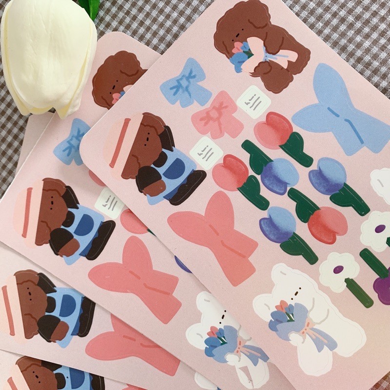 FLORIST STICKER SET