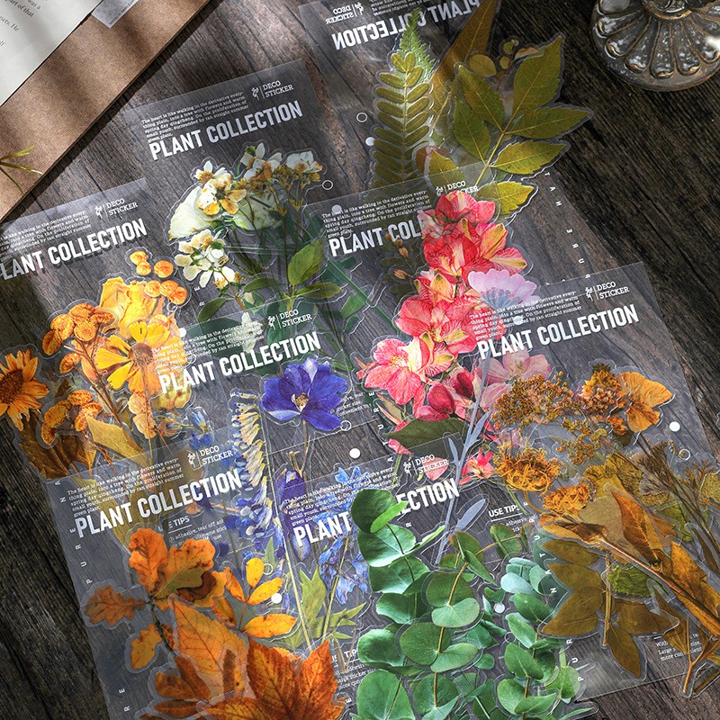

decorative plant sticker 6pcs