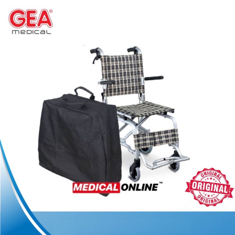 KURSI RODA TRAVELLING FS-804-LABJ-37 GEA MEDICAL ONLINE MEDICALONLINE KURSI RODA TRAVEL GEA