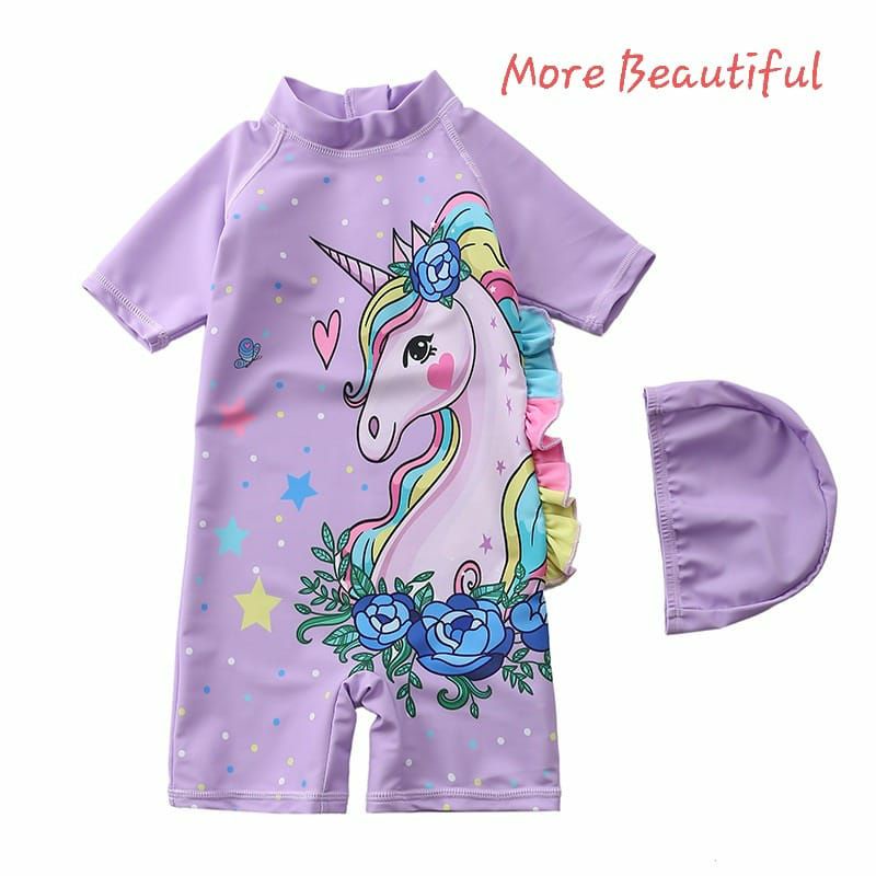 baju renang anak unicorn more beautiful/kostum renang anak unicorn/baju renang anak import/baju rena