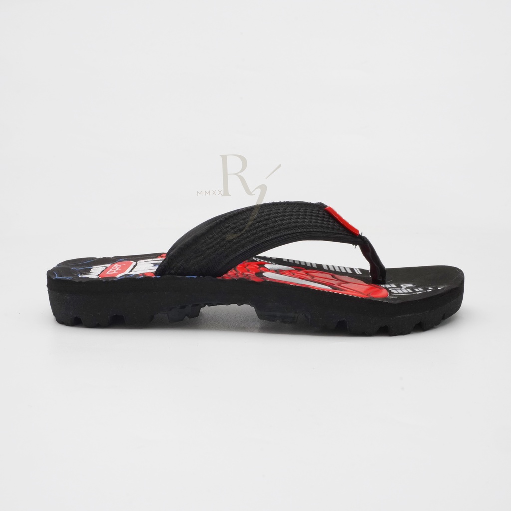 JEDDI [SPIDERMAN] Sandal Superhero/ Sandal Japit Anak Cowok Kartun/ Sandal Jepit Anak Laki-laki/ Sendal Anak Japit