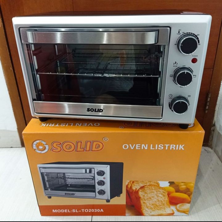 SOLID SL TO2030A 30 Liter - Oven Toaster Listrik 30 liter / Oven Listrik 30L