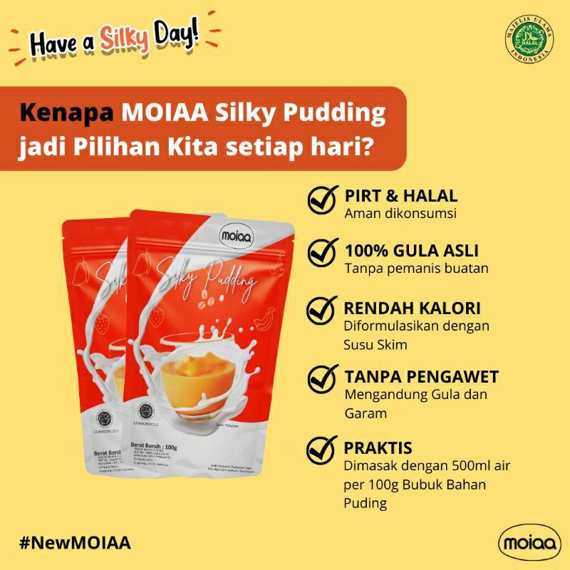 

Moiaa 100 gram Silky Puding 100gr