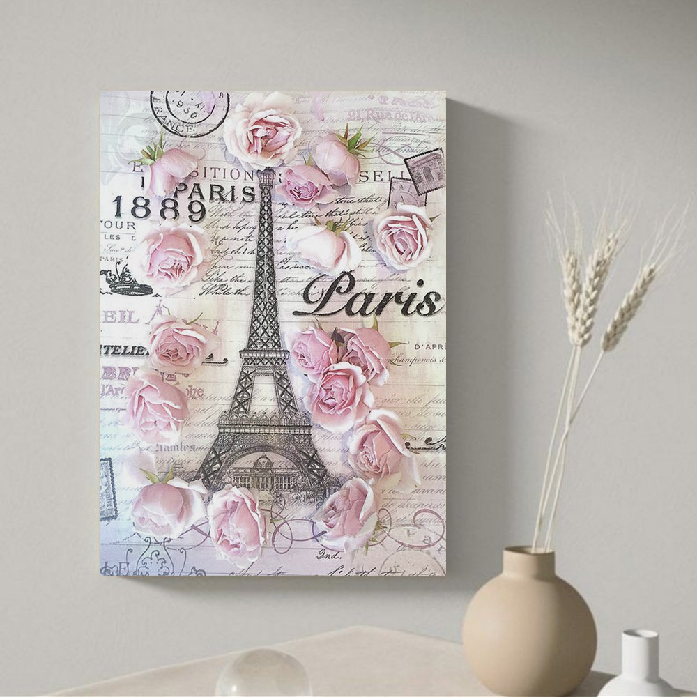 Hiasan Dinding PARIS Dekorasi Rumah Poster Kayu Hiasan Pajangan Dinding Kamar Eiffel Vintage walldecor