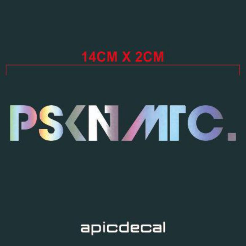 PSKN MTC / PASUKAN MATIC STIKER /MOTOR - HELM