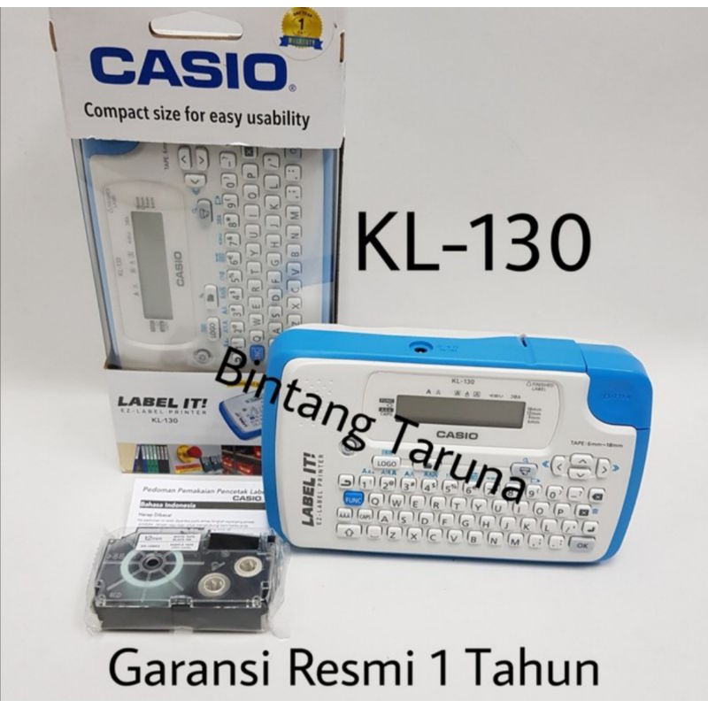 Printer Label Casio KL-130 Mesin Label Printer Casio KL-130 Label IT