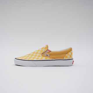 yellow vans slip on womens