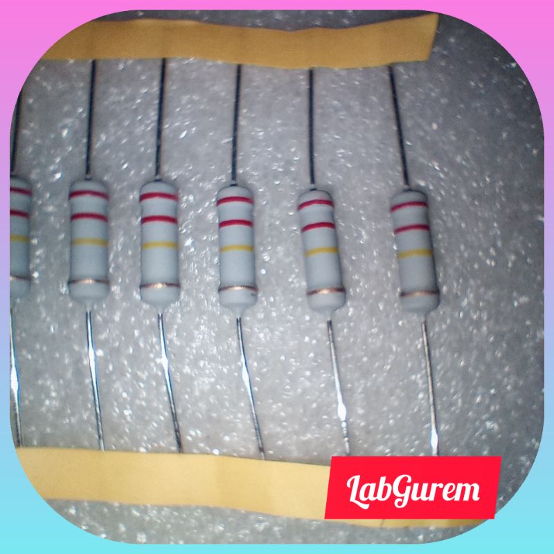 Resistor 100k ohm 2w Taiwan